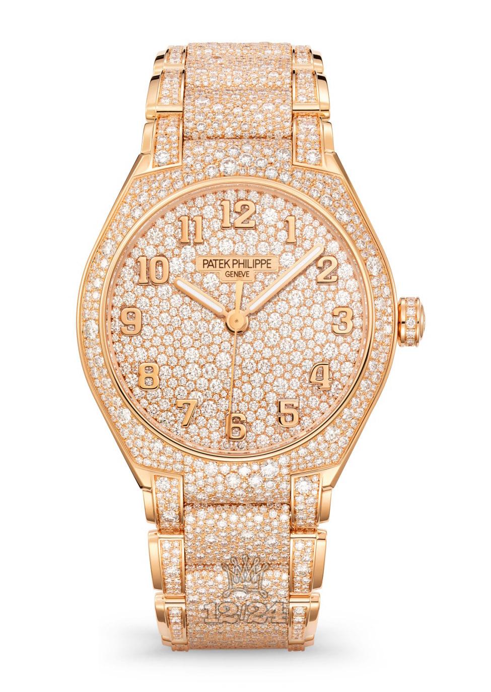 Patek Philippe Twenty~4 Watch 7300/1450R-001 Pink gold Case Silver Golden Dial