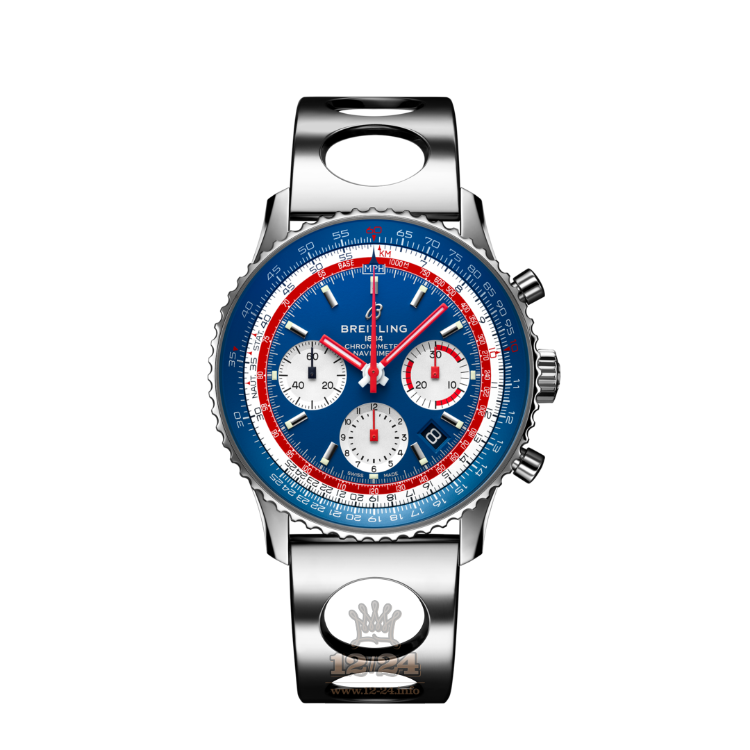 Breitling Navitimer Watch AB01212B1C1A2 43 mm Stainless steel Case Dark blue Dial