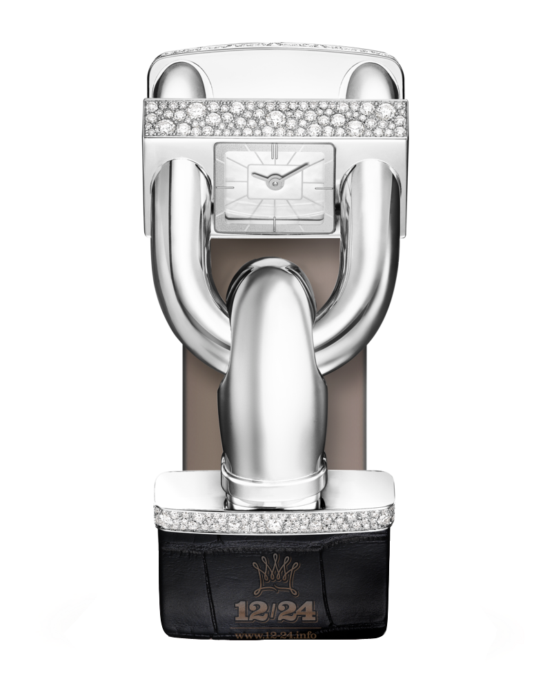 Van Cleef Cadenas Watch VCARO4IM00 26 mm White gold Case White Dial
