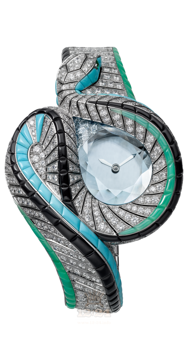 Cartier Creative jewelry watches Watch HPI00991 White gold Case Blue Dial