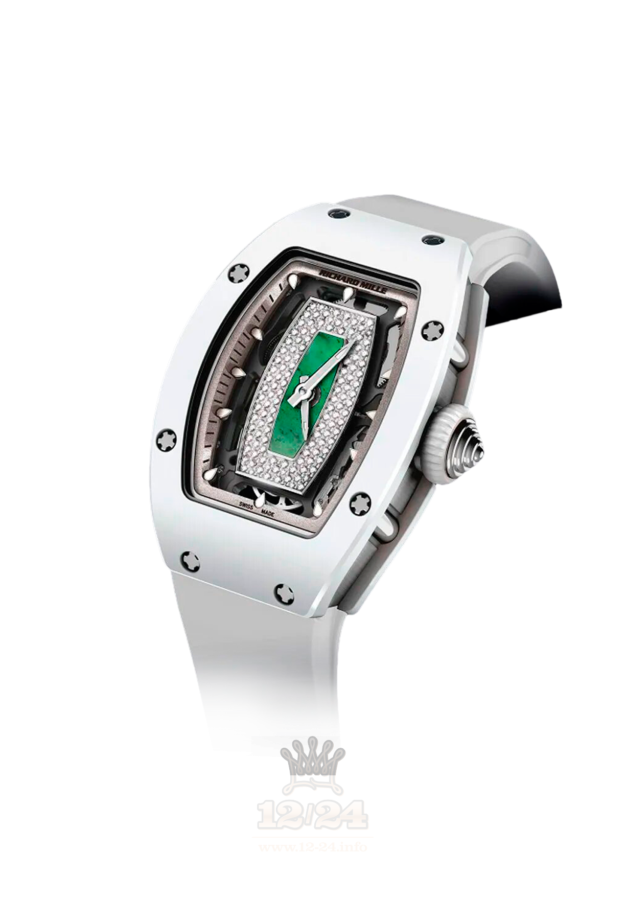 Richard Mille Women's Collection Watch RM 07-01 White Ceramic 46 mm Ceramics Case