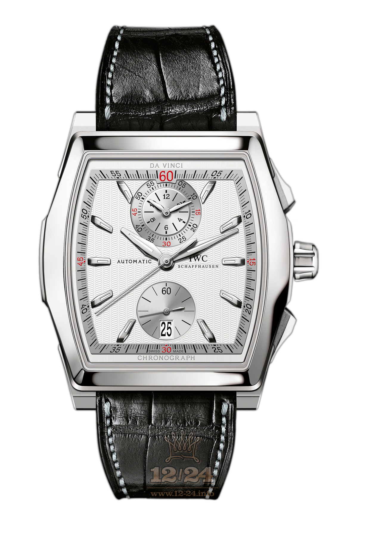 IWC Da Vinci Watch IW376416 43 mm Platinum Case Silver Dial