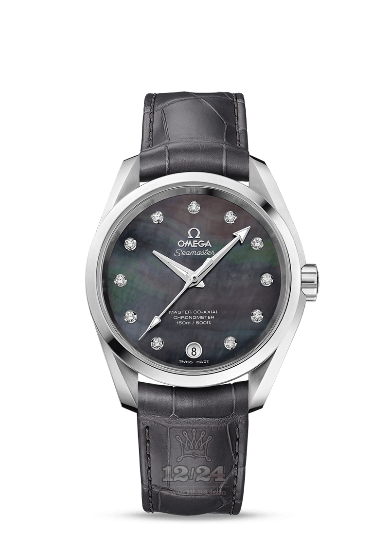 Omega Aqua Terra 150 M Watch 231.13.39.21.57.001 38 mm Stainless steel Case Gray Dial