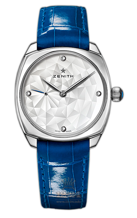 Zenith Star Watch 03.1971.681/80.C754 33 mm Stainless steel Case White Dial