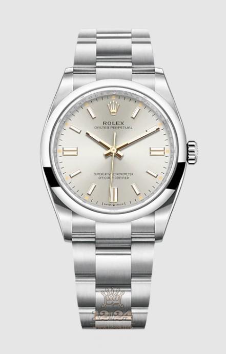 Rolex Oyster Perpetual Watch 126000-0001 36 mm Stainless steel Case Silver Dial