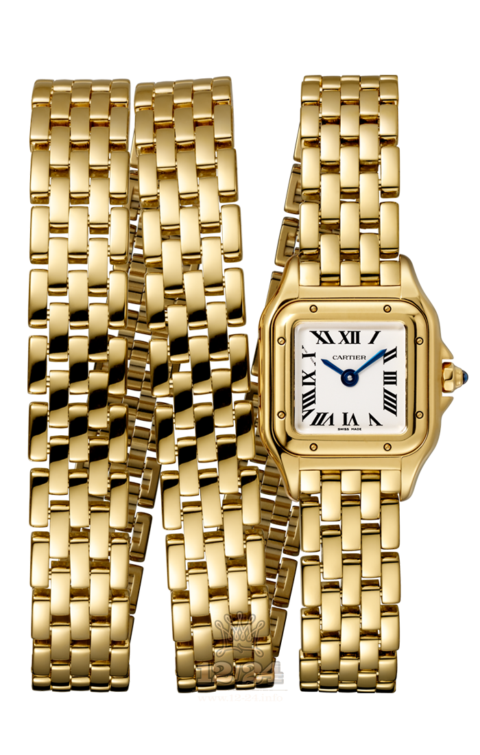 Cartier Panthere de Cartier Watch WGPN0012 21 mm Yellow gold Case White Dial