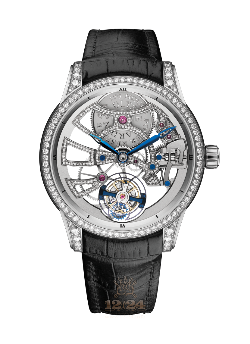 Ulysse Nardin Classic Watch 1700-129BC 44 mm White gold Case Silver Dial