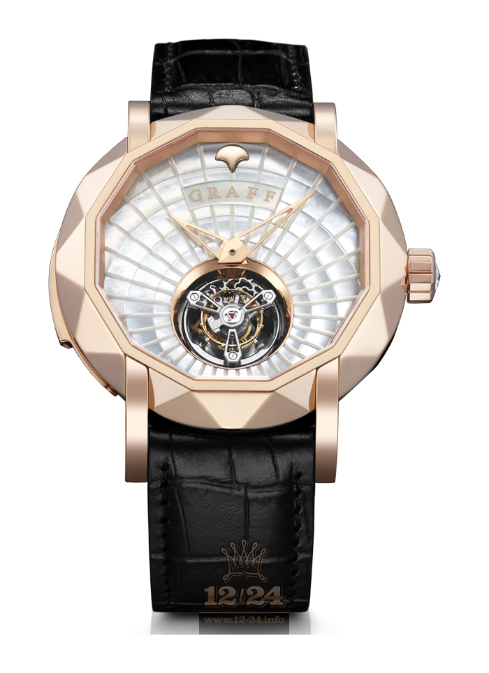 Graff MasterGraff Watch MGMR47PGMPW2 47 mm Pink gold Case White Dial