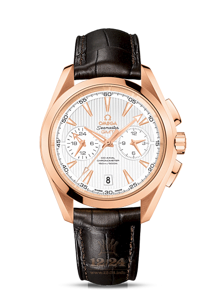 Omega Aqua Terra 150 M Watch 231.53.43.52.02.001 43 mm Pink gold Case Silver Dial
