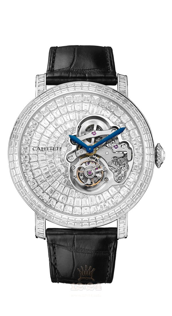 Cartier Rotonde de Cartier Watch HPI00943 47 mm Platinum Case Silver Dial