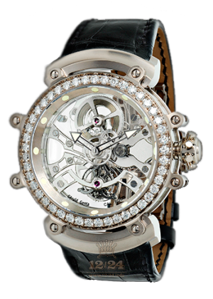 Bvlgari Haute Horlogerie Watch 101872 BGGW53GDLTBSK 53 mm White gold Case Silver Dial