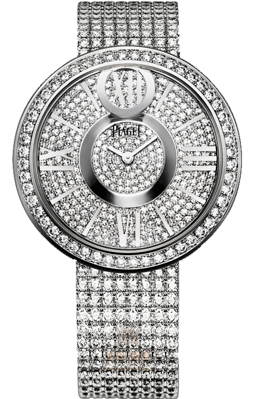 Piaget Limelight Watch G0A36158 39 mm White gold Case Silver Dial