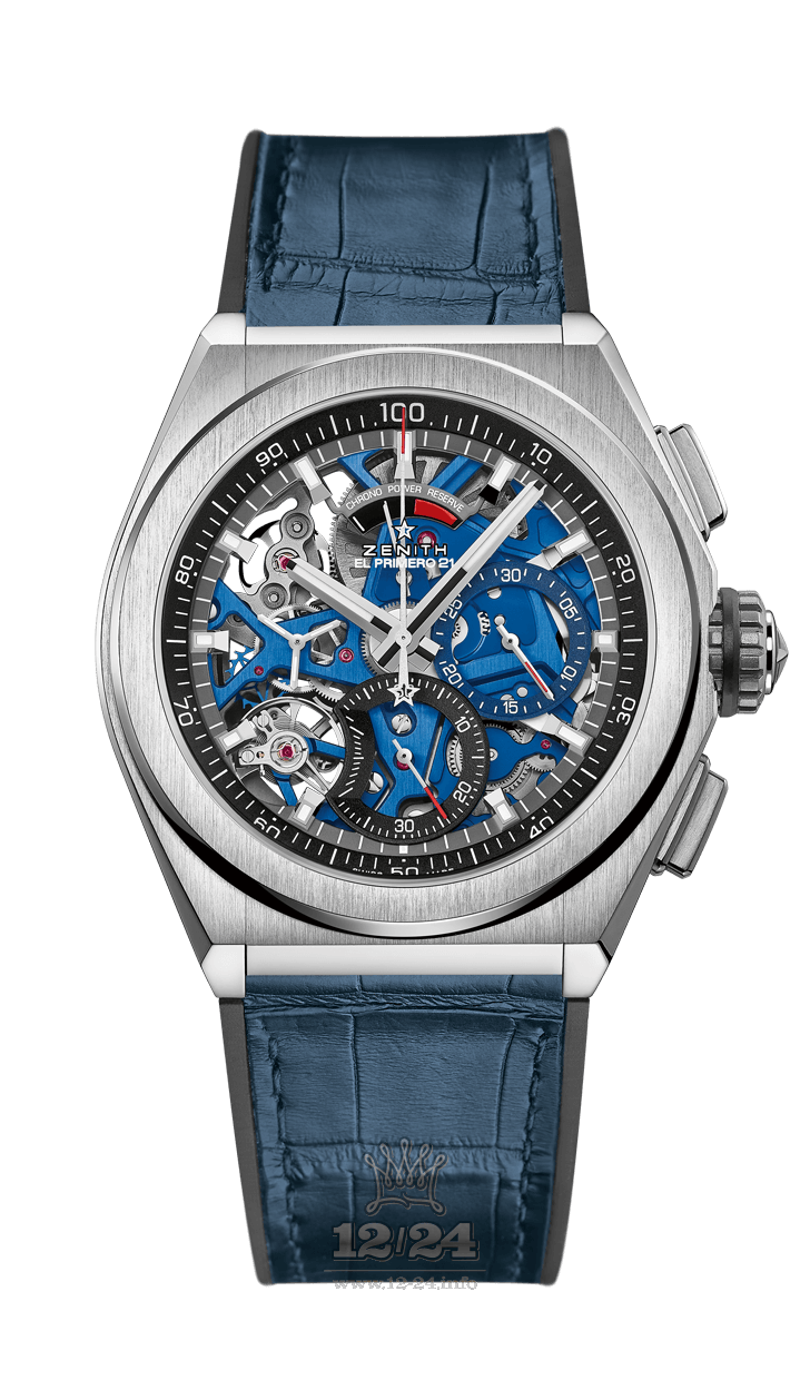 Zenith Defy Watch 95.9002.9004/78.R584 44 mm Titanium Case Gray Dark blue Dial