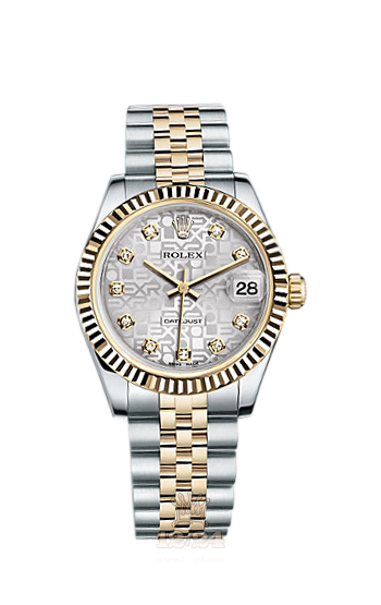 Rolex Lady-Datejust Watch 178273-0006 31 mm Steel / Yellow gold Case Silver Dial