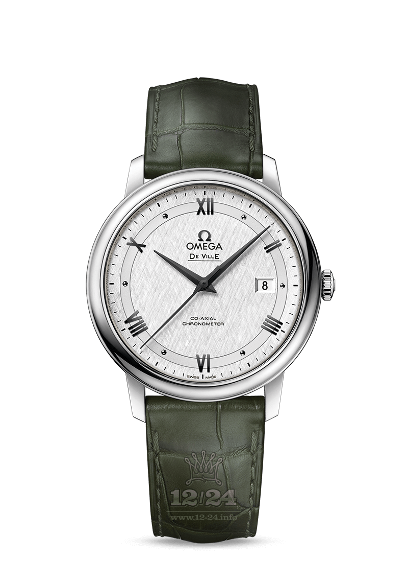 Omega Prestige Watch 424.13.40.20.02.006 40 mm Stainless steel Case Silver Dial