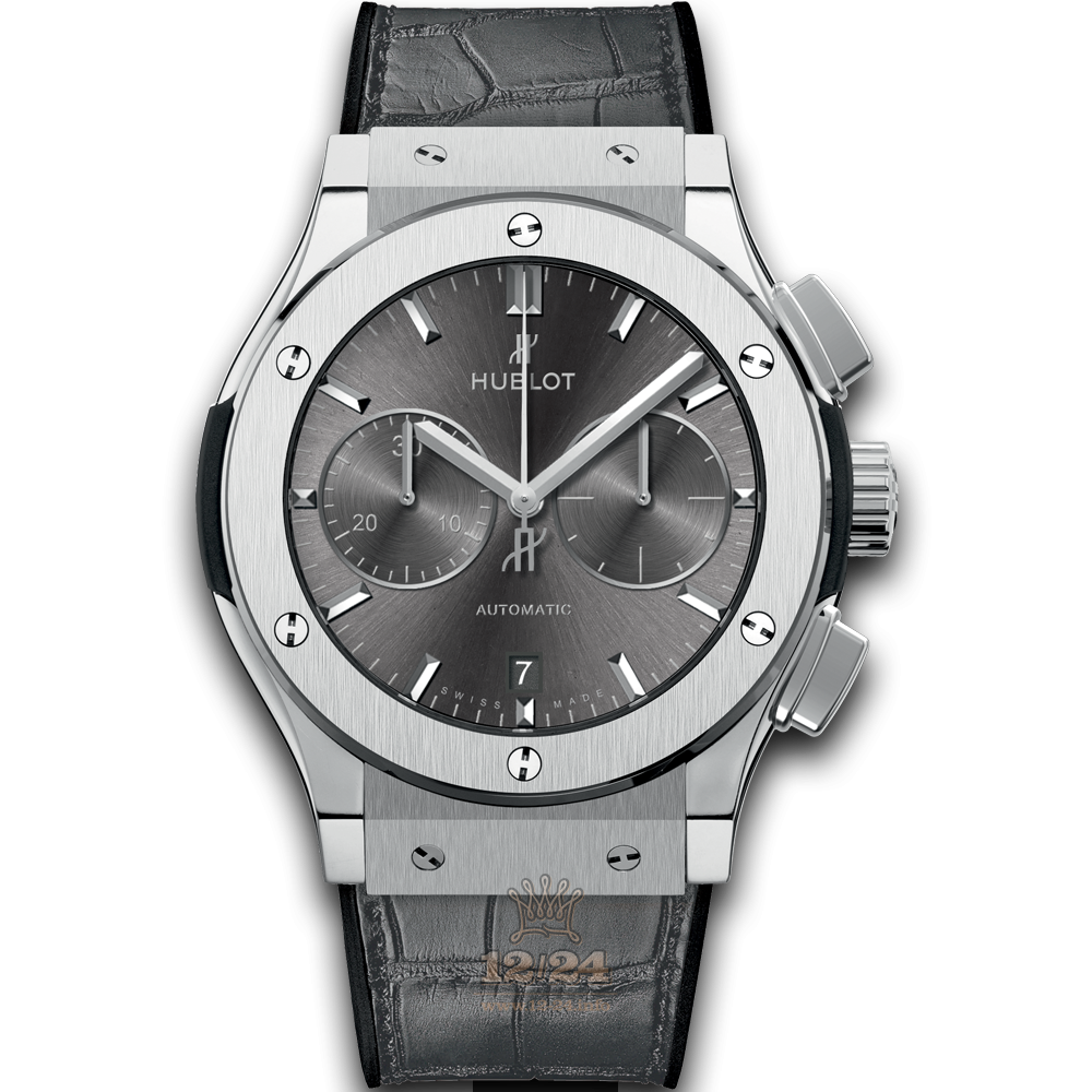 Hublot Classic Fusion Watch 521.NX.7071.LR 45 mm Titanium Case Gray Dial