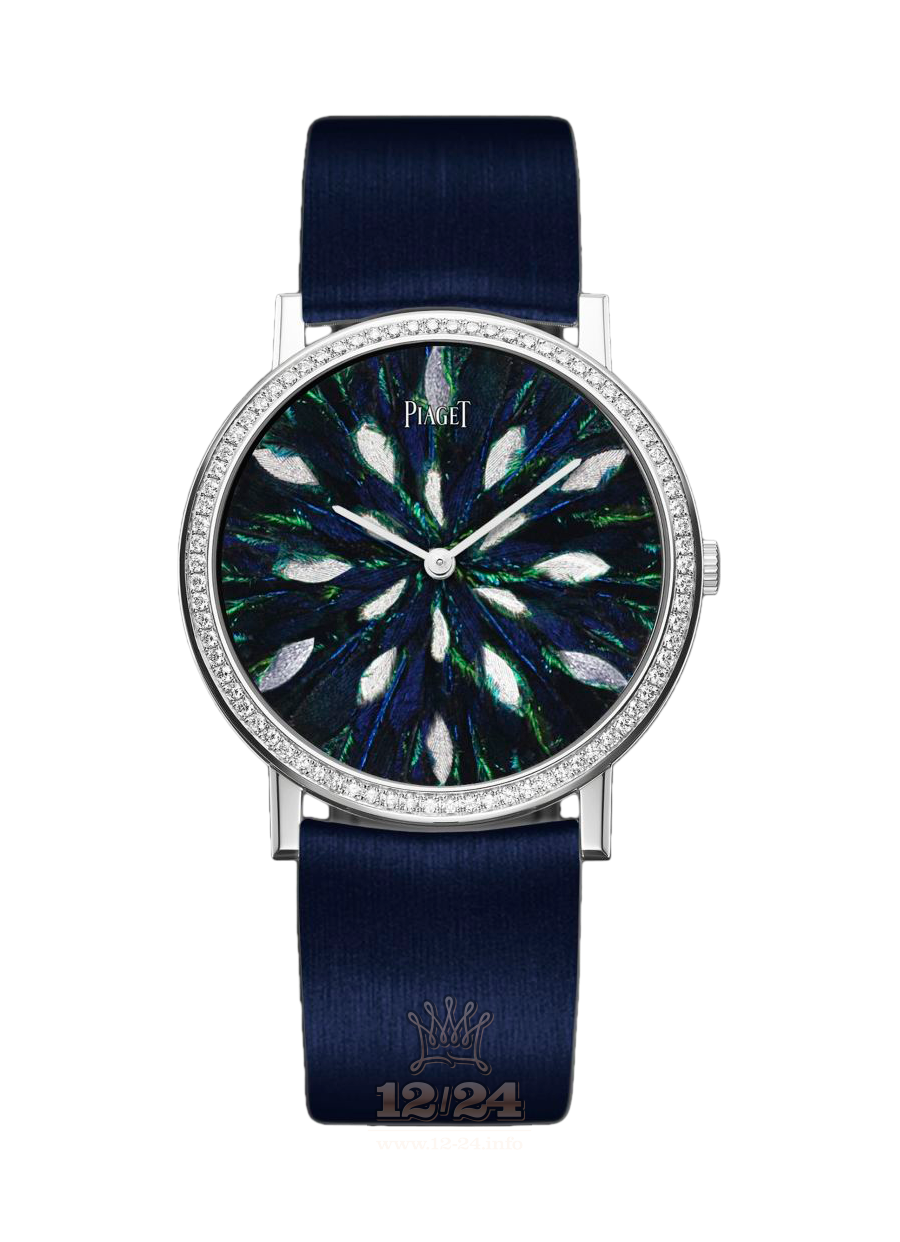 Piaget Altiplano Watch G0A42060 38 mm White gold Case Blue Dark blue Painted Dial