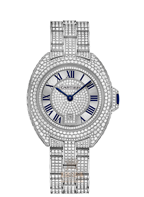 Cartier Cle de Cartier Watch HPI00980 31 mm White gold Case Silver Dial
