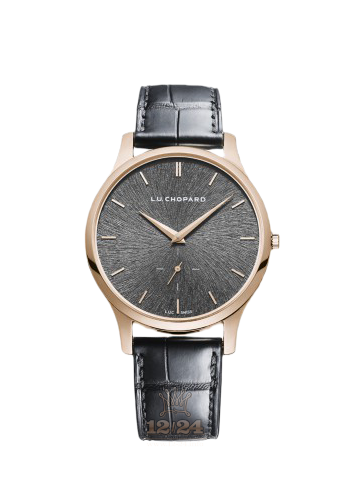 Chopard L.U.C Watch 161920-5006 40 mm Pink gold Case Gray Dial