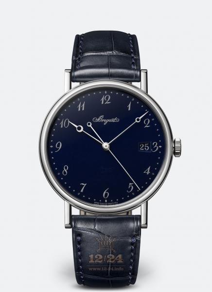 Breguet Classique Watch 5177BB/2Y/9V6 38 mm White gold Case Dark blue Dial