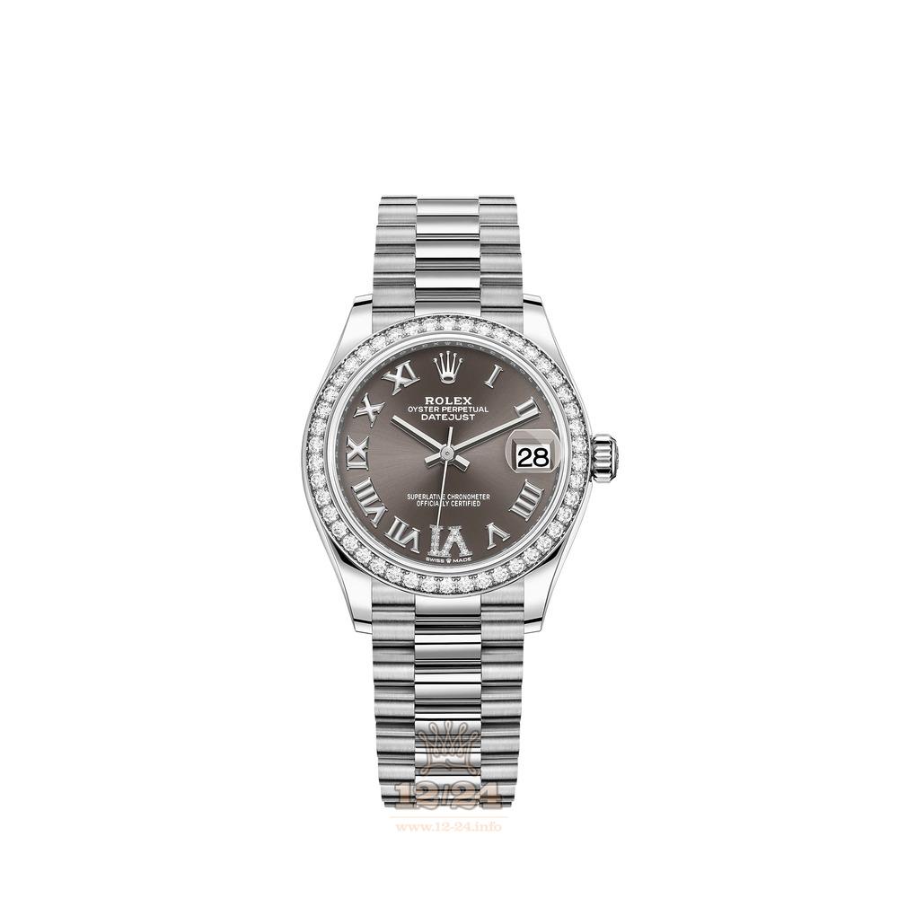 Rolex Datejust Watch 278289rbr-0020 31 mm White gold Case Gray Dial