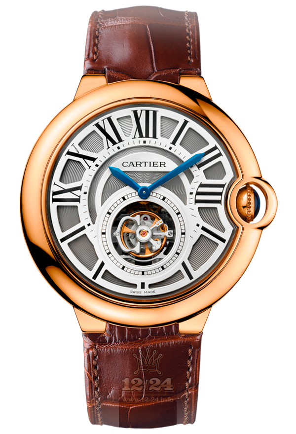 Cartier Ballon Bleu de Cartier Watch W6920001 46 mm Pink gold Case Silver Dial