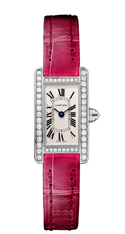 Cartier Tank Watch WB710015 27 mm White gold Case Silver Dial