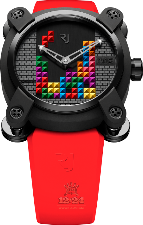 Romain Jerome Collaborations Watch RJ.M.AU.IN.010.01 46 mm Titanium PVD coating Case Black Dial