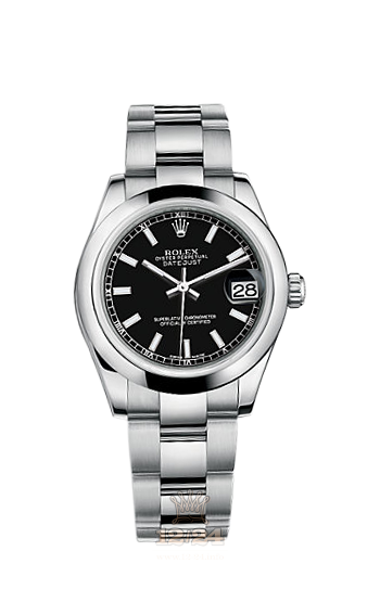 Rolex Datejust Watch 178240-0025 31 mm Stainless steel Case Black Dial