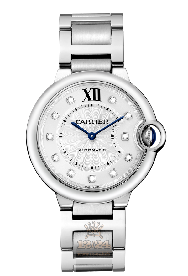 Cartier Ballon Bleu de Cartier Watch WE902075 37 mm Stainless steel Case Silver Dial