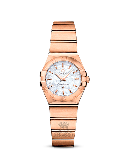 Omega Constellation Watch 123.50.24.60.05.001 24 mm Pink gold Case White Dial