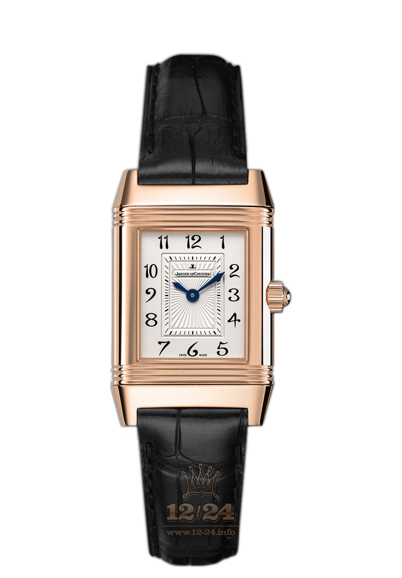 Jaeger-LeCoultre Reverso Watch 2662420 33 mm Pink gold Case Silver Dial