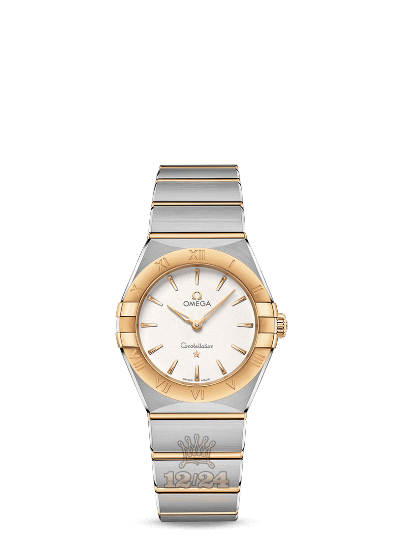 Omega Constellation Watch 131.20.28.60.02.002 28 mm Steel / Yellow gold Case Silver Dial