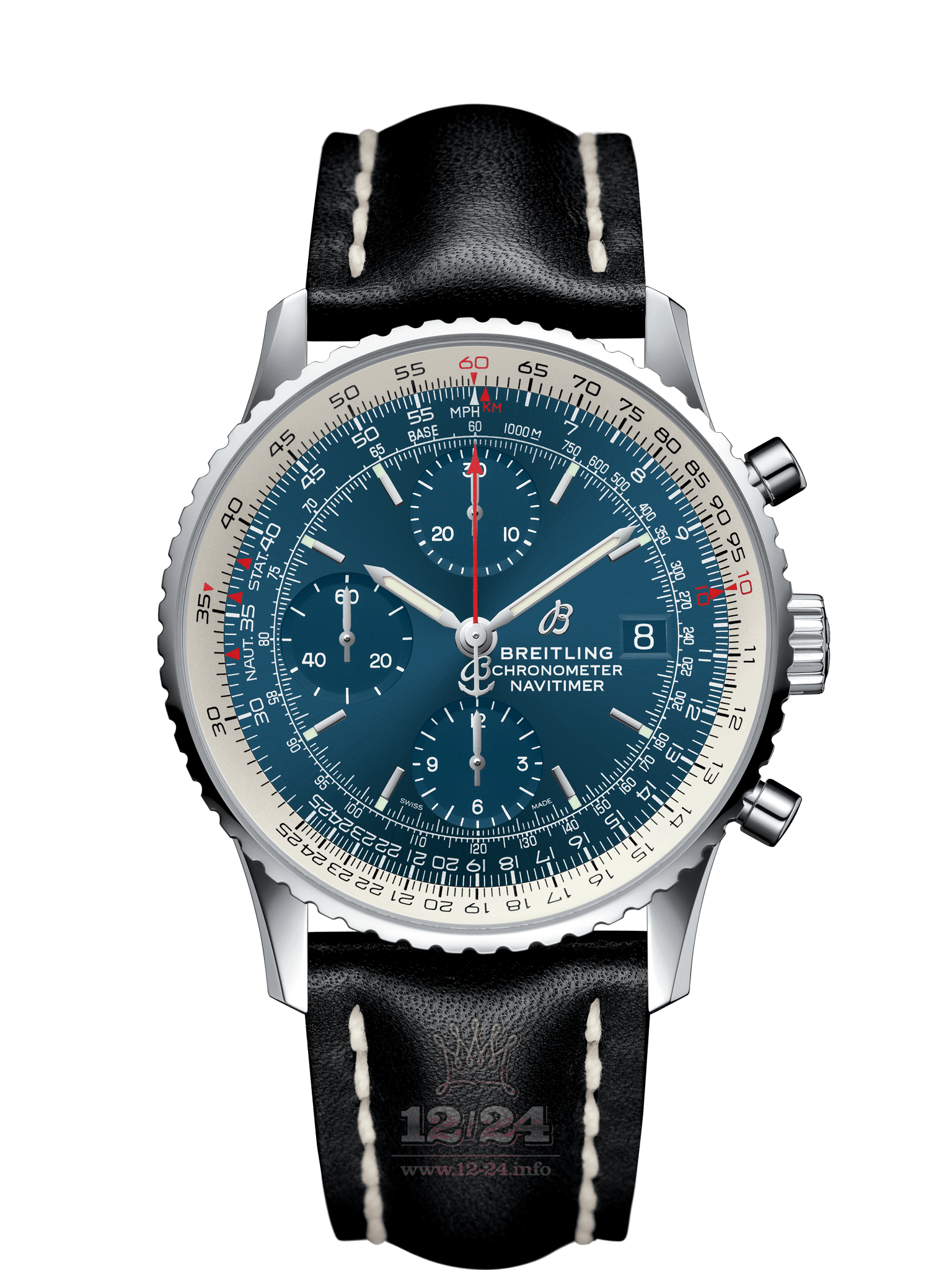 Breitling Navitimer Watch A13324121C1X1 41 mm Stainless steel Case Dark blue Dial