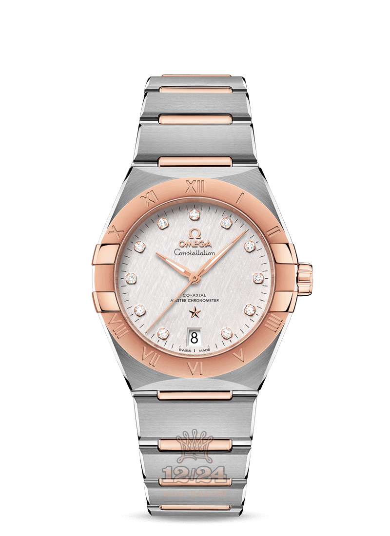 Omega Constellation Watch 131.20.36.20.52.001 36 mm Stainless steel Pink gold Case Silver Dial