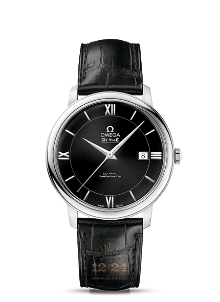 Omega Prestige Watch 424.13.40.20.01.001 40 mm Stainless steel Case Black Dial