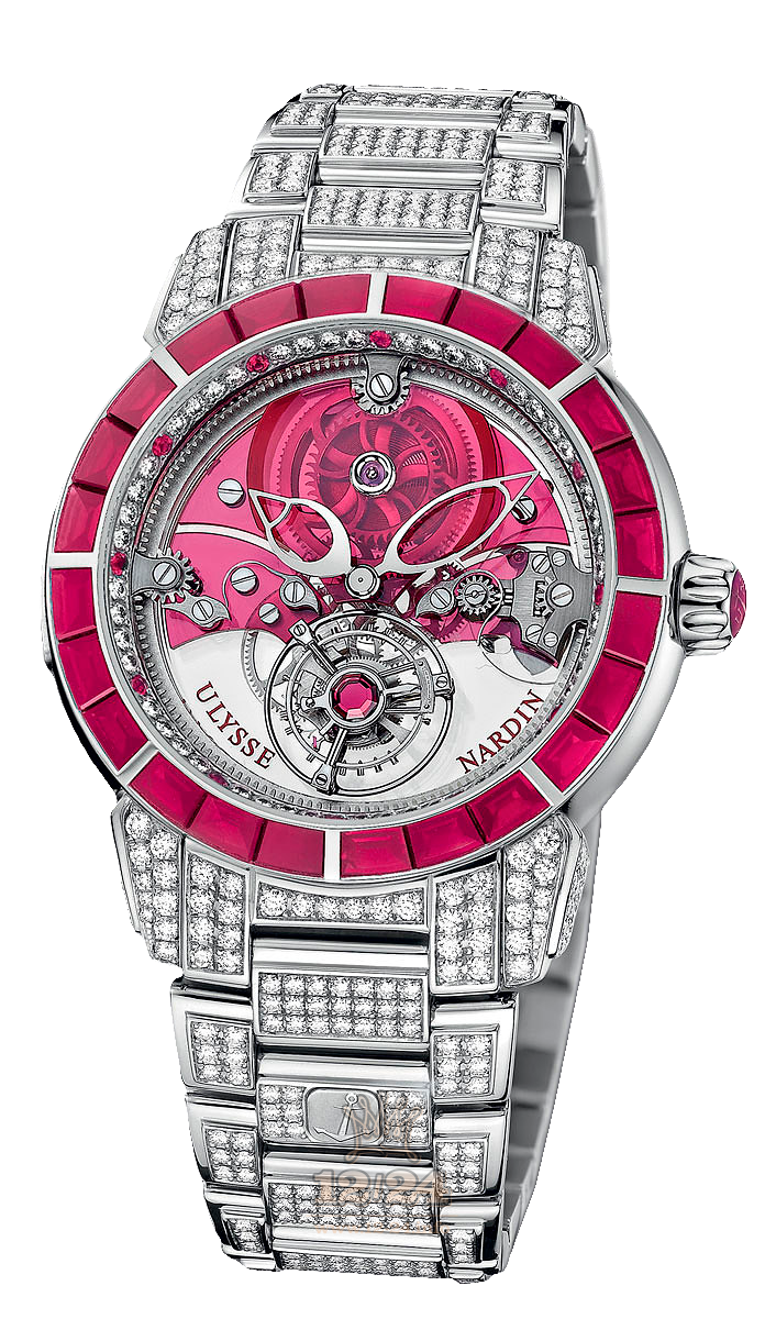 Ulysse Nardin Classic Watch 799-88BAG-8F 41 mm Platinum Case Painted Dial