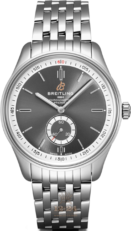 Breitling Premier Watch A37340351B1A1 40 mm Stainless steel Case Gray Dial