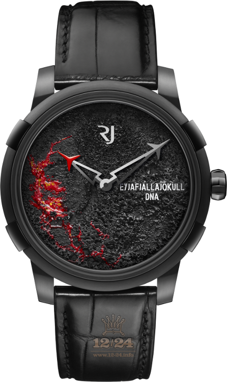 Romain Jerome Earth Watch RJ.V.AU.003.01 43 mm Stainless steel PVD coating Case Black Dial