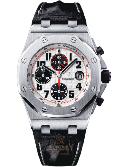 Audemars Piguet Royal Oak Offshore Watch 26170ST.OO.D101CR.02 42 mm Stainless steel Case White Black Dial