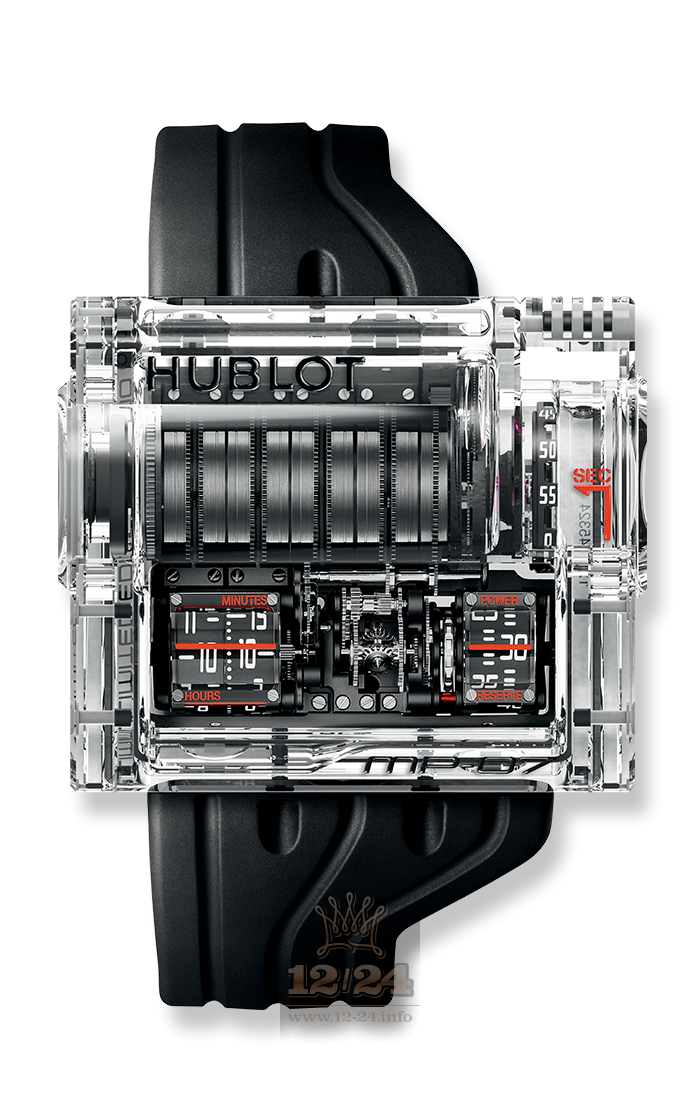 Hublot MP Collection Watch 907.JX.0001.RX Sapphire Case Black Dial