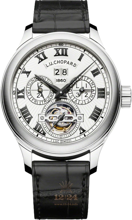 Chopard L.U.C Watch 161925-1001 46 mm White gold Case Silver Dial