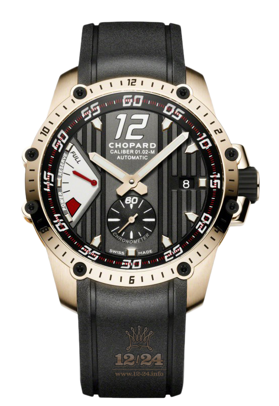 Chopard Classic Racing Watch 161291-5001 45 mm Pink gold Case Black Dial