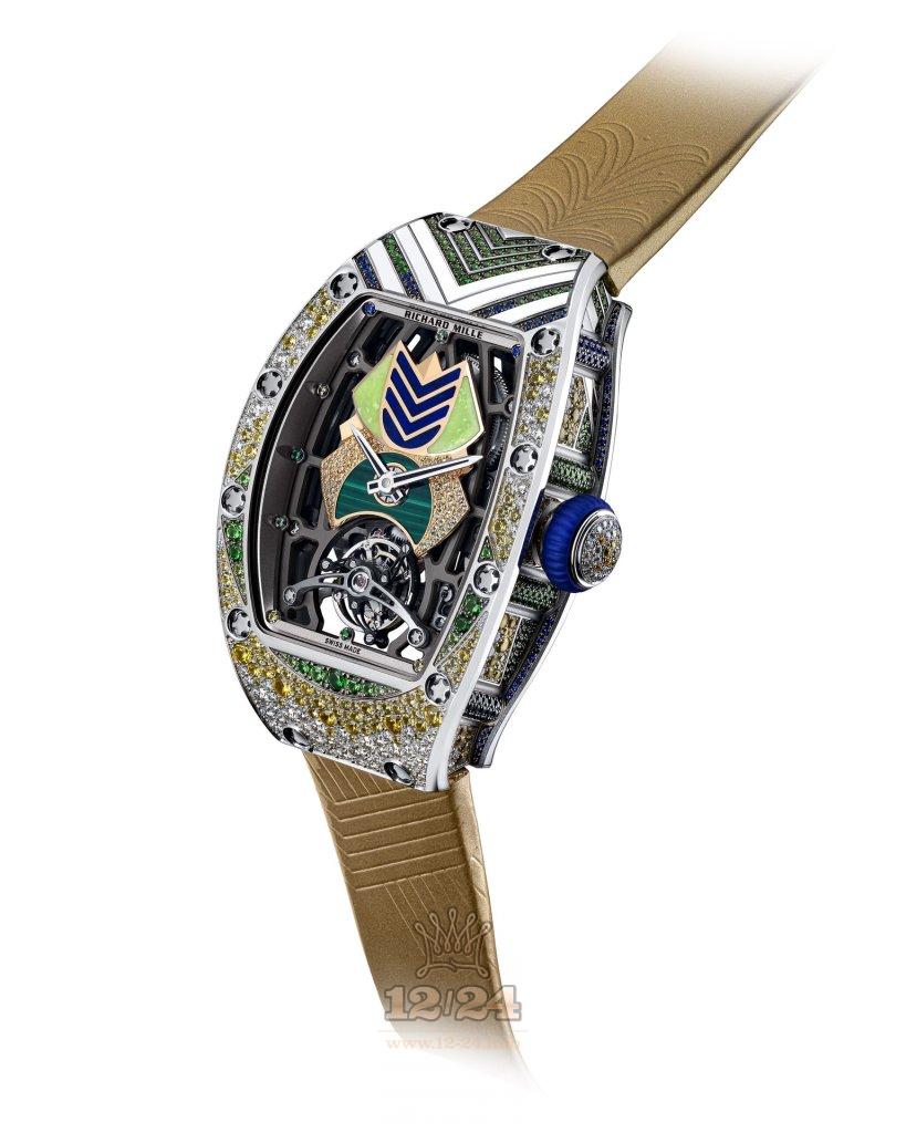 Richard Mille Women's Collection Watch RM 71-02 Carmen 52 mm White gold Case