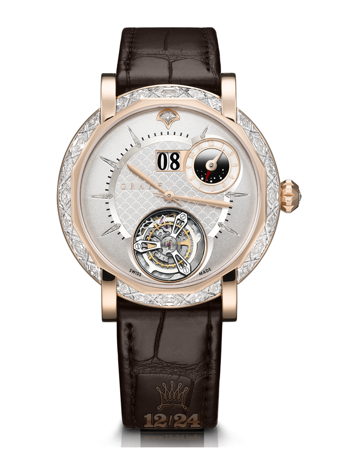 Graff MasterGraff Watch MGUGMT43PGDWL 43 mm Pink gold Case Silver Dial