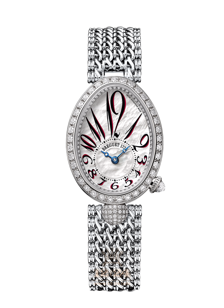 Breguet Reine de Naples Watch 8928BB/5P/J20 DD00 33 mm White gold Case White Dial