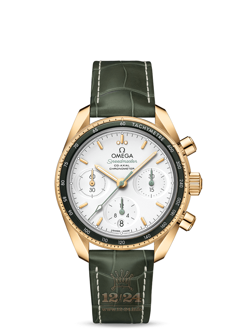 Omega Speedmaster Watch 324.63.38.50.02.004 38 mm Yellow gold Case Silver Dial