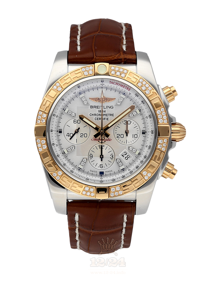 Breitling Chronomat Watch CB0110AA|A698|737P|A20BA.1 44 mm Steel / Pink gold Case