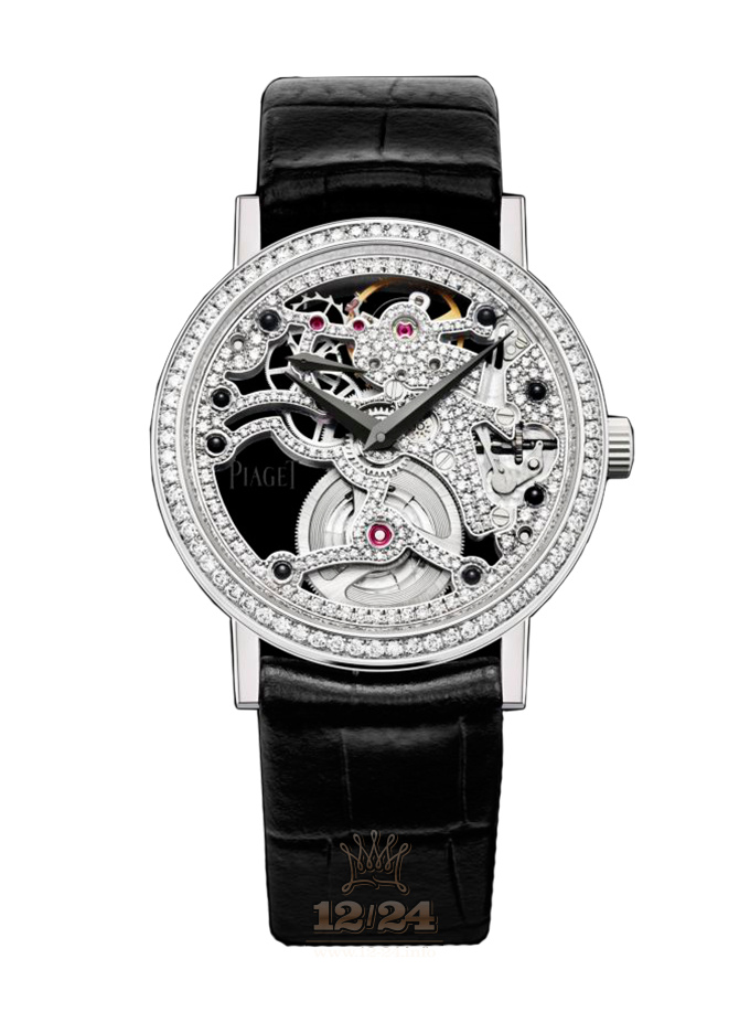 Piaget Altiplano Watch G0A39122 34 mm White gold Case Silver Dial