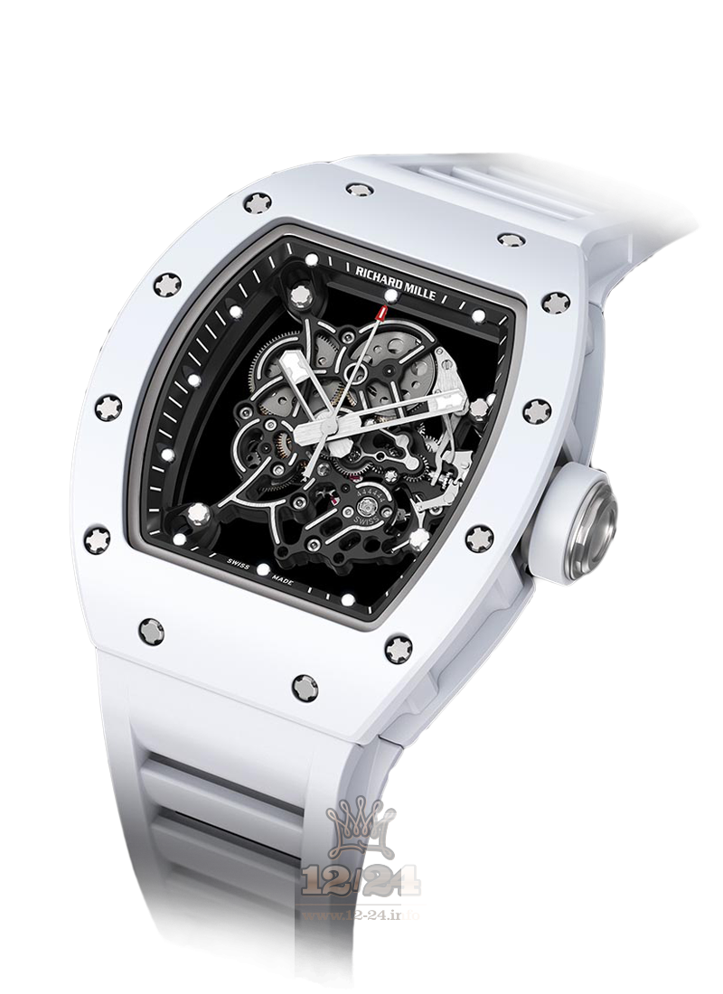 Richard Mille Men's Collection Watch RM 055 Bubba Watson 50 mm Titanium Ceramics Case